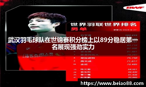 武汉羽毛球队在世锦赛积分榜上以89分稳居第一名展现强劲实力