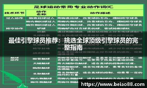 最佳引擎球员推荐：挑选全球顶级引擎球员的完整指南